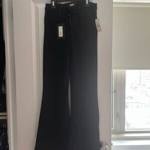 Paige Black Flare Jeans